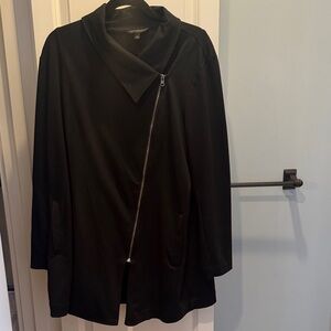 Banana Republic Asymmetrical Black Tunic Top size XL